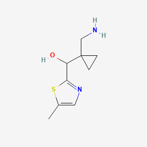 [1-(Aminomethyl)cyclopropyl](5-methyl-1,3-thiazol-2-yl)methanol - 