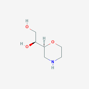 (1S)-1-[(2S)-Morpholin-2-yl]ethane-1,2-diol - 