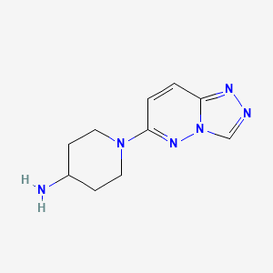 1-[1,2,4]Triazolo[4,3-B]pyridazin-6-YL-piperidin-4-ylamine - 
