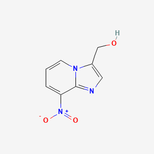 {8-Nitroimidazo[1,2-a]pyridin-3-yl}methanol - 