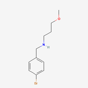 [(4-Bromophenyl)methyl](3-methoxypropyl)amine - 