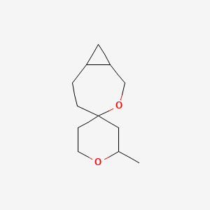 6'-Methyl-3-oxaspiro[bicyclo[5.1.0]octane-4,4'-oxane] - 