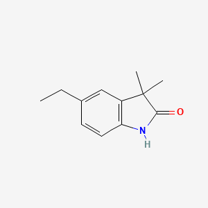 5-Ethyl-3,3-dimethyl-2,3-dihydro-1H-indol-2-one - 