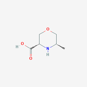 (3S,5S)-5-Methylmorpholine-3-carboxylic acid - 