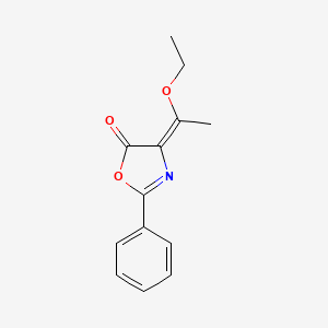 4-(1-Ethoxyethylidene)-2-phenyl-4,5-dihydro-1,3-oxazol-5-one - 