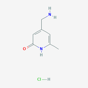 4-(Aminomethyl)-6-methyl-1,2-dihydropyridin-2-one hydrochloride - 