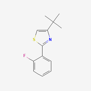 4-tert-Butyl-2-(2-fluorophenyl)-1,3-thiazole - 