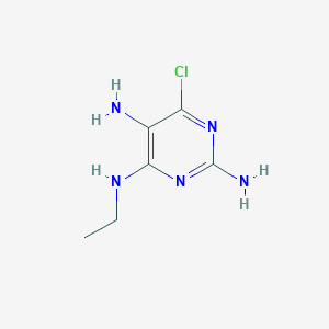 6-chloro-4-N-ethylpyrimidine-2,4,5-triamine - 89580-84-7