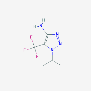 1-(Propan-2-yl)-5-(trifluoromethyl)-1H-1,2,3-triazol-4-amine - 