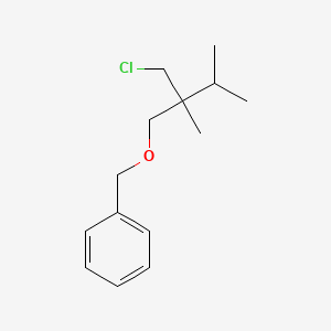 {[2-(Chloromethyl)-2,3-dimethylbutoxy]methyl}benzene - 