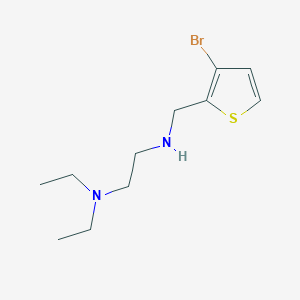 [(3-Bromothiophen-2-yl)methyl][2-(diethylamino)ethyl]amine - 