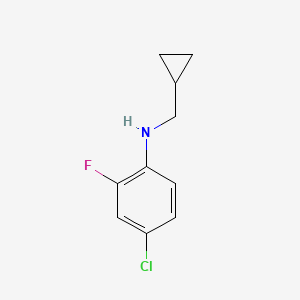 4-chloro-N-(cyclopropylmethyl)-2-fluoroaniline - 