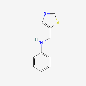 N-(1,3-thiazol-5-ylmethyl)aniline - 