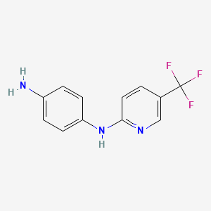 1-N-[5-(Trifluoromethyl)pyridin-2-yl]benzene-1,4-diamine - 