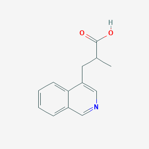 3-(Isoquinolin-4-yl)-2-methylpropanoic acid - 