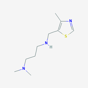 [3-(Dimethylamino)propyl][(4-methyl-1,3-thiazol-5-yl)methyl]amine - 