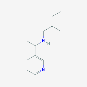 (2-Methylbutyl)[1-(pyridin-3-yl)ethyl]amine - 