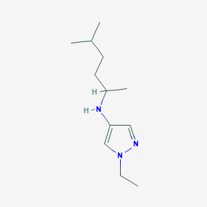 1-Ethyl-N-(5-methylhexan-2-yl)-1H-pyrazol-4-amine - 