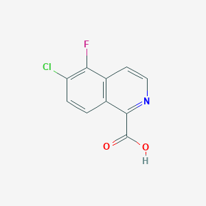 6-Chloro-5-fluoroisoquinoline-1-carboxylic acid - 