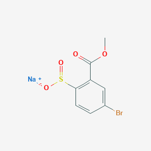 Sodium 4-bromo-2-(methoxycarbonyl)benzene-1-sulfinate - 