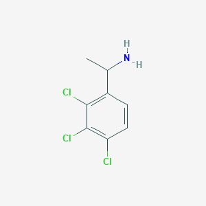1-(2,3,4-Trichlorophenyl)ethan-1-amine - 