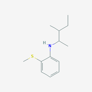 N-(3-Methylpentan-2-yl)-2-(methylsulfanyl)aniline - 