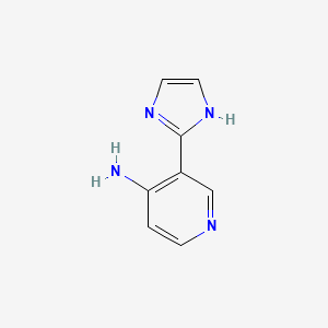 3-(1H-Imidazol-2-yl)pyridin-4-amine - 