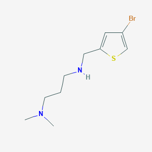 [(4-Bromothiophen-2-yl)methyl][3-(dimethylamino)propyl]amine - 