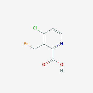 3-(Bromomethyl)-4-chloropyridine-2-carboxylic acid - 