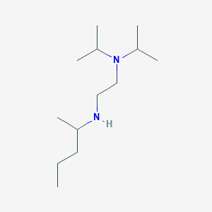 {2-[Bis(propan-2-yl)amino]ethyl}(pentan-2-yl)amine - 
