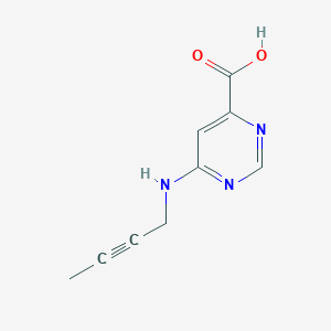 6-[(But-2-yn-1-yl)amino]pyrimidine-4-carboxylic acid - 