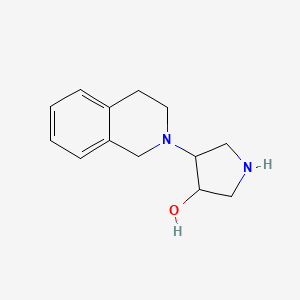 4-(1,2,3,4-Tetrahydroisoquinolin-2-yl)pyrrolidin-3-ol - 