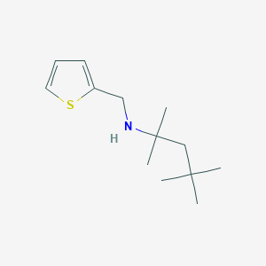 2,4,4-trimethyl-N-(thiophen-2-ylmethyl)pentan-2-amine - 