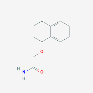 2-(1,2,3,4-Tetrahydronaphthalen-1-yloxy)acetamide - 