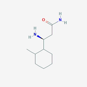 (3S)-3-Amino-3-(2-methylcyclohexyl)propanamide - 