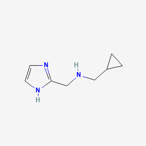 (cyclopropylmethyl)(1H-imidazol-2-ylmethyl)amine - 