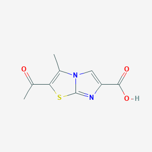 2-Acetyl-3-methylimidazo[2,1-b][1,3]thiazole-6-carboxylic acid - 