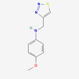 4-Methoxy-N-(1,2,3-thiadiazol-4-ylmethyl)aniline - 