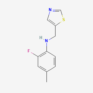 2-Fluoro-4-methyl-N-(thiazol-5-ylmethyl)aniline - 