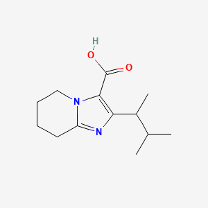 2-(3-Methylbutan-2-yl)-5H,6H,7H,8H-imidazo[1,2-a]pyridine-3-carboxylic acid - 
