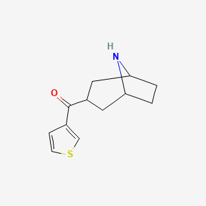 3-(Thiophene-3-carbonyl)-8-azabicyclo[3.2.1]octane - 