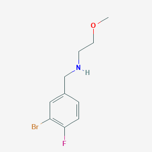 [(3-Bromo-4-fluorophenyl)methyl](2-methoxyethyl)amine - 