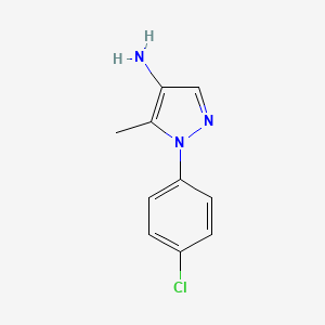 1-(4-chlorophenyl)-5-methyl-1H-pyrazol-4-amine - 