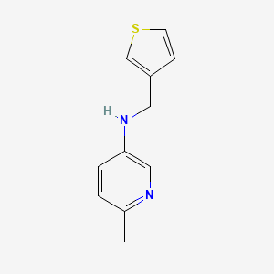 6-methyl-N-(thiophen-3-ylmethyl)pyridin-3-amine - 