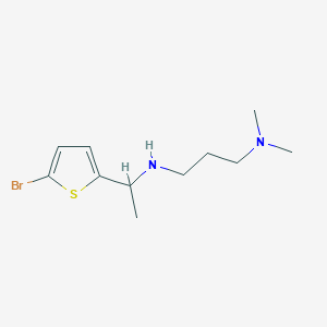 [1-(5-Bromothiophen-2-yl)ethyl][3-(dimethylamino)propyl]amine - 