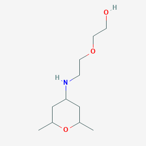 2-{2-[(2,6-Dimethyloxan-4-yl)amino]ethoxy}ethan-1-ol - 