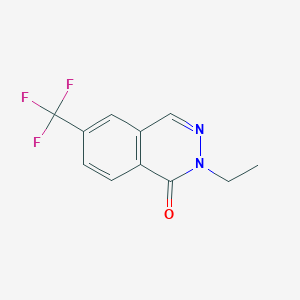 2-Ethyl-6-(trifluoromethyl)-1,2-dihydrophthalazin-1-one - 
