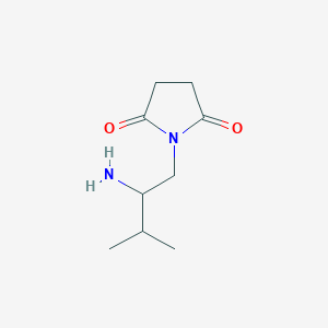 1-(2-Amino-3-methylbutyl)pyrrolidine-2,5-dione - 