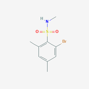 2-Bromo-N,4,6-trimethylbenzene-1-sulfonamide - 