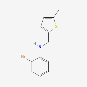 2-Bromo-N-[(5-methylthiophen-2-yl)methyl]aniline - 